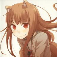 00s 11_aspect_ratio 1_female animal_ears ayakura_juu brown_hair chan craft_lawrence danbooru ears female gelbooru high_resolution highres holo horo kraft_lawrence long_hair red_eyes reflection reinier safe sankaku_channel solo spice_and_wolf tail wolf_ears // 1400x1400 // 1.1MB