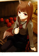 animal_ears holo spice_and_wolf wolf_ears // 2447x3478 // 3.2MB
