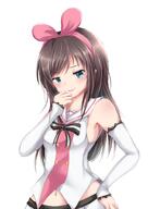 1_female a.i._channel arm_warmers blue_eyes bow brown_hair female gelbooru hair_bow hair_ornament hairband kizuna_ai long_hair looking_at_viewer multicolored_hair nyaku pink_bow pixiv_id_11782232 safe sailor_collar simple_background smug solo streaked_hair virtual_youtuber // 723x1023 // 262.0KB