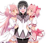 homura_akemi kaname_madoka madoka_magica // 1395x1300 // 1.2MB