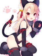 1_female animal_ears animal_tail artwork bare_shoulders bell black_legwear black_leotard blonde_hair blush breasts cat_ears cat_tail center_opening chibi21 commentary dangerous_beast_(illya) digital_media ears elbow_gloves fake_animal_ears fangs fate fatekaleid fatekaleid_liner_prisma_illya fatestay_night female gloves hairband heart high_resolution illyasviel_von_einzbern jingle_bell leotard long_hair looking_at_viewer mafuyu_(chibi21) mature navel no_bra o open_mouth paw_gloves paws red_eyes red_ribbon revision ribbon simple_background small_breasts solo tail tail_bell tail_ribbon thigh-highs underboob vertical white_hair yande.re まふゆ ザ・ビースト プリズマ☆イリヤ10000users入り プリズマ☆イリヤ5000users入り // 1173x1548 // 1.1MB