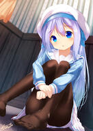 chino_kafuu gochuumon_wa_usagi_desu_ka? lavender_hair loli // 1273x1800 // 1.1MB