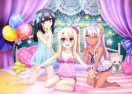 fate fatekaleid fatekaleid_liner_prisma_illya illyasviel_von_einzbern kuro_von_einzbern miyu_edelfelt // 2869x2050 // 838.5KB