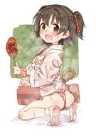10s 1_female 7010 akagi_miria bandai_namco_entertainment black_hair blush brown_eyes brown_hair contentious_content fan feet female from_side fundoshi hair_ornament hair_ribbon idolmaster idolmaster_cinderella_girls in_profile japanese_clothes loli long_sleeves looking_at_viewer nijie.info no_shoes open_mouth paper_fan ponytail questionable ribbon rope sankaku_channel scrunchie smile socks solo steaming_body sweat tabi tied_hair two_side_up underwear wrist_scrunchie yamakasa young シンデレラふんどしガールズ（ｊｓ） 佐城雪美 匂い 龍崎薫 // 654x932 // 524.5KB