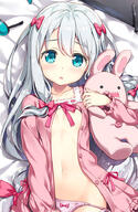 10s 1_female bangs bed_sheet blue_eyes blush bow bow_panties buttons contentious_content eromanga_sensei female fujima_takuya hair_bow hair_ornament izumi_sagiri lingerie loli lolibooru.moe long_hair looking_at_viewer lying male mature mocochin navel no_bra on_back pajamas panties pink_bow pink_panties pink_ribbon pixiv_22526 pixiv_64822633 questionable ribbon side-tie_panties sidelocks silver_hair solo stuffed_animal stuffed_bunny stuffed_toy stylus table tablet tareme_eyes toy underwear young はだけ エロマンガ先生5000users入り 妹の日 撫で回したいお腹 藤真拓哉@4号館ア−03ab 藤真拓哉@お仕事募集中 // 600x923 // 263.0KB