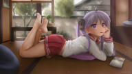 feet female lucky_star on_stomach // 3640x2054 // 2.8MB