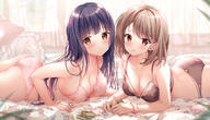 2d 2girls absurd_resolution anime anime_girls armpits artwork ass bare_arms bare_shoulders bed blue_hair blush bow bra breasts brown_bra brown_eyes brown_hair brown_panties cleavage collarbone curtains digital_media explicit female gelbooru hanahanamaki high_resolution ken12999 kozakura_iori large_breasts lingerie long_hair looking_at_viewer lying male mature medium_breasts multiple_females nanami_yuuno on_bed on_stomach original original_character panties parted_lips pillow pink_bra pink_panties pixiv_264932 pixiv_77941118 point_of_view portrait questionable safe sankaku_channel scrunchie sewazuki_de_kawaii_jk_3shimai_dattara_ouchi_de_amaete_mo_ii_desuka? sousouman striped striped_bow twinbox underwear underwear_only very_high_resolution wrist_scrunchie 私のことは好きに_していただいて_結構いませんので 顔を埋めたい尻 // 3623x2082 // 3.2MB