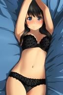 1_female 23_aspect_ratio 800x1200_wallpaper armpits arms_up bangs beautiful_female_bodies black_bra black_eyes black_hair black_panties black_underwear blue_eyes blush bra breasts closed_mouth cowboy_shot embarrassed eyebrows_visible_through_hair female female_focus female_only floral_print floral_print_bra floral_print_panties high_resolution hips lace lace-trimmed_bra lace-trimmed_panties lace_trim lingerie long_black_hair long_hair looking_at_viewer lying male matsunaga_kouyou mature medium_breasts midriff navel nose_blush on_back original panties pixiv_440400 pixiv_68845165 point_of_view print_bra questionable safe sankaku_channel smile solo solo_female stomach thighs underwear underwear_only wallpaper 今日の一枚1810_(040+040+120) 今日の一枚1810_(0_40+0_40+1_20) 花柄パンツ 花柄ブラ // 800x1200 // 638.6KB