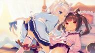 169_aspect_ratio 2girls animal_ear_fluff animal_ears animal_tail ass bangs bed black_hair blue_bow blue_dress blue_eyes blue_ribbon blunt_bangs blush bow brown_hair butt_crack camel_toe cat_ear cat_ears cat_tail catgirl catperson chocola chocola_(nekopara) chocola_(sayori) clothes_lift commentary_request contentious_content donut_pillow dress ears end_card explicit eyebrows_visible_through_hair feet female female_on_top focus_on_female_character frilled_dress frilled_panties frilled_pillow frilled_underwear frills grabbing hair_bow hair_ornament hair_ribbon hairband hand_on_face hand_on_tail henreader high_resolution jpeg_artifacts knee_highs legwear loli lolita_fashion long_hair looking_at_viewer looking_back low_twintails lying lying_on_bed lying_on_top_of_one_another mature multiple_females nekomimi nekopara nekopara_end_cards no_shoes o official_art on_back on_bed panties parted_lips pillow pink_bow pink_dress pink_legwear pink_nails point_of_view questionable red_bow red_eyes red_ribbon ribbon ribbon-trimmed_ornament ribbon_trim safe sankaku_channel sidelocks silver_hair skirt skirt_hold skirt_lift soles stockings tail tail_bow tail_ribbon tied_hair twintails underage underwear vanilla vanilla_(nekopara) vanilla_(sayori) very_long_hair white_dress white_hair_ornament white_hairband white_legwear white_panties white_stockings white_underwear young // 1728x972 // 249.8KB