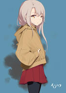 1_female 714316455 absurd_resolution bangs black_legwear blue_background brown_eyes brown_hair brown_hoodie character_name closed_mouth commentary commentary_request cowboy_shot danbooru eyebrows_visible_through_hair fate fatekaleid fatekaleid_liner_prisma_illya female gelbooru hair_between_eyes high_resolution hood hood_down hoodie illyasviel_von_einzbern legwear lolibooru.moe long_hair looking_at_viewer looking_to_the_side mature pantyhose pear_sauce pixiv_71593702 pleated_skirt point_of_view questionable red_skirt safe safebooru sankaku_channel skirt solo very_high_resolution very_long_hair プリズマ☆イリヤ100users入り 无题 梨花-酱 // 2480x3507 // 411.5KB