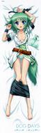 10s 1_female absurd_resolution ahoge animal_ears animal_tail arm_up art barefoot belt blue_eyes bra bra_removed breasts canine cleavage copyright_name d dakimakura dog dog_days dog_ears dog_girl dog_tail ears eclair_martinozzi feet female full_body gelbooru green_bra green_hair green_panties high_resolution huge_filesize legs long_image looking_at_viewer lying mammal mature medium_breasts miniskirt no_bra official_art on_back open_clothes open_mouth open_shirt panties point_of_view questionable scan scrunchie shirt skirt skirt_pull smile solo sports_bra striped striped_panties tail tall_image thigh_gap underwear wristband yande.re // 2510x8125 // 15.4MB