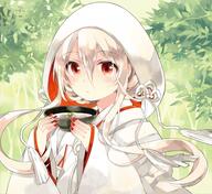 10s 1_female 1girl absurd_resolution absurdres art chiya chiya_(urara_meirochou) female hair_between_eyes harikamo high_resolution highres hood japanese_clothes kimono long_hair nail_polish official_art red_eyes red_nails safe silver_hair solo tied_hair uchikake urara_meirocho urara_meirochou // 3246x2976 // 502.6KB