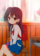 10s 1_female asymmetrical_hair backpack bag black_hair blush brown_eyes chair female hair_bobbles hair_ornament hair_tie kitashirakawa_anko loli lolibooru.moe long_hair looking_at_viewer mature one_side_up open_mouth pixiv_101500 point_of_view ponytail ragho_no_erika randoseru safe side_ponytail sitting sitting_sideways solo tagme tamako_market tied_hair young // 800x1122 // 451.4KB