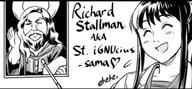 meme richard_stallman // 340x157 // 29.6KB