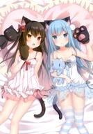 amashiro_natsuki animal_ears ears high_resolution lingerie nekoha_shizuku nekomimi questionable sankaku_channel tail thighhighs very_high_resolution yande.re // 2072x2958 // 4.9MB