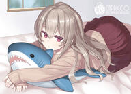 1_female < artist_name bangs bed bed_sheet bedsheet blush brown_hair brown_skirt brown_sweater capriccio caprin134 closed_mouth commentary_request danbooru day explicit eyebrows_visible_through_hair female fingernails fringe gelbooru girl hair_between_eyes ikea_shark ikeaのサメ indoors inside jitome logo long_hair long_sleeves looking_at_viewer lying miniskirt object_hug on_stomach original original_character pixiv_72795212 pleated_skirt point_of_view prone red_eyes red_skirt safe safebooru signed silver_hair single skirt sleeves_past_wrists solo stuffed_animal stuffed_shark stuffed_toy sweater toy window かぷりちお かぷりちお：ティアな38b サメ サメとjk // 1000x713 // 215.5KB