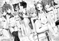 1 6+_females animal_ears atfbooru.ninja bangs bare_arms bare_legs bare_shoulders barefoot bikini blush breasts canaria-n chair closed_mouth collarbone commentary_request d dutch_angle ears explicit eye_contact eyebrows eyebrows_visible_through_hair female flower gelbooru greyscale inside legs loli lolibooru.moe looking_at_another micro_bikini monochrome multiple_females mutou_mato on_chair open_mouth original parted_bangs parted_lips pixiv_1429353 pixiv_67990903 questionable sitting small_breasts smile standing swimsuit tail thighhighs tile_floor tiles toenails translation_request v-shaped_eyebrows young コミックゼロス＃65 武藤まと単行本発売中！ // 1412x1000 // 888.8KB