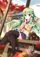 1_female autumn autumn_leaves bag bangs black_legwear blue_eyes blush cardigan cellphone cup day dutch_angle explicit female food footwear frog_hair_ornament full_body green_hair hair_ornament holding holding_food keychain kneesocks kochiya_sanae leaf legwear loafers long_hair long_sleeves looking_at_viewer mahiro_miyase maple_leaf miyase_mahiro neckerchief o parted_lips phone photoshop_(medium) pink_neckwear pixiv_66356102 pleated_skirt point_of_view safe sailor_uniform school_bag school_uniform schoolgirl_uniform serafuku shoes shouji sitting skirt sky sleeves_past_wrists sliding_doors smoke snake_hair_ornament solo sweet_potato thighhighs touhou tree uniform vegetable wind yunomi zettai_ryouiki 宮瀬まひろ 宮瀬まひろ＠4日目南ナ-29a 少女食事中 早苗さんと焼き芋食べたい 縁側 // 543x768 // 441.2KB