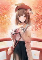 1_female animal animal_on_head autumn autumn_leaves backlighting bad_id bad_pixiv_id bag bangs beret black_skirt blue_bow blue_ribbon blunt_bangs bow brown_eyes brown_hair camera cowboy_shot day explicit eyebrows_visible_through_hair female hair_bow hair_ribbon handbag hat headwear high-waist_skirt high-waisted_skirt holding holding_camera holding_object honey0x0x0 jacket long_hair long_sleeves mammal medium_skirt on_head open_clothes open_jacket original original_character outside pink_bow pom_pom_(clothes) railing red_hat red_headwear ribbon rodent safe sakana sakana@お仕事募集中 shirt shoulder_bag skirt sleeping solo squirrel standing suzumori_uina tareme two-handed unbuttoned white_ribbon white_shirt yellow_jacket りす カメラ女子 秋 // 595x842 // 534.6KB