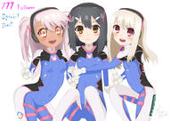 3girls blizzard_entertainment chloe_von_einzbern cosplay d.va_(cosplay) d.va_(overwatch) d.va_(overwatch)_(cosplay) dark_skin fate fatekaleid fatekaleid_liner_prisma_illya fate_(series) fate_kaleid_liner_prisma_illya female grapesoda group hana_d.va"_song high_resolution illya illyasviel_von_einzbern long_hair miyu_edelfelt multiple_females multiple_girls overwatch pixiv_id_6490893 prisma_illya_3rei_+_d.va_dress science_fiction trio イリヤ イリヤスフィール プリズマ" // 1700x1200 // 1.1MB