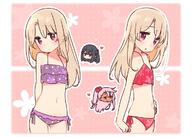 3d_rendering 3girls arms_behind_back bikini blonde blonde_hair chloe_von_einzbern cowboy_shot danbooru digital_media ears_visible_through_hair explicit eyebrows_visible_through_hair fate fatekaleid fatekaleid_liner_prisma_illya fate_(series) fate_kaleid_liner_prisma_illya female flat_chest floral_background floral_print frilled_bikini frills head_only illyasviel_von_einzbern loli long_hair miyu_edelfelt multiple_females multiple_girls multiple_views pettanko pink_background pink_bikini polka_dot polka_dot_bikini polka_dot_swimsuit purple_bikini red_eyes safe safebooru side-tie_bikini solo_focus standing swimsuit yoru_nai young // 1200x854 // 114.3KB