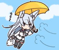 1_female 1girl 31 animal_ear_fluff animal_ears animal_tail asa_nine blue_eyes child ears female flat_chest flying fox_ears fox_tail hair_flaps hibiki_(kantai_collection) kantai_collection long_hair safe silver_hair sky solo tail thighs umbrella verniy_(kantai_collection) yoru_nai young まったく、駆逐艦は最高だぜ!! 夜ない 暁 瑞鳳 私服艦娘水着艦娘ブルマ艦娘 艦これかわいい 雷 電 響 響さんいろいろ！ // 976x833 // 170.7KB