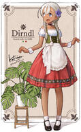 1 1_female absurd_resolution alternate_costume alternate_eye_color alternate_hairstyle apron bare_shoulders black_footwear blue_eyes blue_flower blush bow braid character_name collarbone copyright_name corset d dark_skin dirndl explicit female flower flower_pot footwear full_body german_clothes hair_flower hair_ornament hair_tie high_resolution kakinomai kantai_collection long_hair looking_away looking_to_the_side mary_janes medium_skirt nekotama1024 off-shoulder open-mouth_smile open_mouth pixiv_6880963 pixiv_77748089 plant potted_plant puffy_short_sleeves puffy_sleeves questionable red_skirt ro-500_(kantai_collection) safe sankaku_channel shoes short_sleeves signature silver_hair skirt smile socks solo standing tied_hair traditional_clothes twin_braids twitter_username very_high_resolution waist_apron white_bow white_legwear wrist_cuffs でぃあんどる 柿乃舞＠お仕事募集中 // 1600x2576 // 3.7MB
