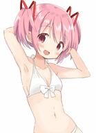 armpits bikini female kaname_madoka loli madoka_magica mahou_shoujo_madoka_magica swimsuit // 1481x2048 // 190.7KB