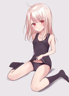 1_female absurd_resolution bangs bare_arms bare_shoulders black_knee_socks black_legwear black_swimsuit blush breasts closed_mouth collarbone commentary_request danbooru explicit eyebrows_visible_through_hair fate fategrand_order fatekaleid_liner_prisma_illya female full_body gelbooru grey_background hair_between_eyes high_resolution illyasviel_von_einzbern knee_highs knee_socks legwear light_brown_hair long_hair looking_at_viewer natsu_(sinker8c) no_shoes old_school_swimsuit one-piece_swimsuit point_of_view prisma_illya red_eyes safe school_swimsuit school_swimsuit_flap simple_background sinker8 sitting small_breasts smile socks solo swimsuit wariza ♥ なつ ぺたん座り // 2600x3600 // 1.8MB