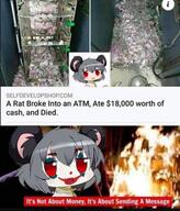 joker meme rat // 403x473 // 323.8KB