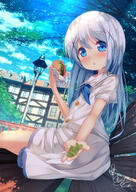 blue_hair chino_kafuu gochiusa gochuumon_wa_usagi_desu_ka? // 1061x1500 // 580.2KB