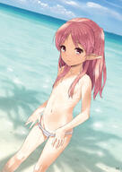 1_female 1girl atfbooru.ninja beach brown_eyes brown_hair censored cloud contentious_content danbooru day ears elf explicit female flat_chest groin hair_over_breasts horizon jiji jijis-waifus jpeg_artifacts junk_tag loli lolibooru.moe long_hair navel nipple_censor ocean open_mouth original outdoors outside panties panty_pull photoshop_(medium) pointy_ears pulled_by_self questionable ribs sankaku_channel skinny sky smile solo tagme topless underwear underwear_only white_panties white_underwear young // 800x1131 // 724.8KB