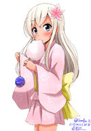 10s 1_female 4 ahoge aikawa_ryou alternate_costume anthropomorphism bag blonde_hair blue_eyes blush cotton_candy cowboy_shot dark_skin eating explicit female floral_print flower gelbooru hair_flower hair_ornament japanese_clothes kantai_collection kimono long_hair long_sleeves looking_at_viewer obi pixiv_1466825 pixiv_57114123 point_of_view ribbon ro-500 ro-500_(kantai_collection) safe sankaku_channel sash short_kimono solo sweets tonbi12 u-511_(kantai_collection) very_long_hair white_hair wide_sleeves 瑞鳳浜風リベッチオ呂500風雲 相川りょう 艦これ詰め合わせ_その12 // 800x1150 // 543.2KB