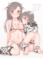 2d_art 2girls animal_ears animal_print animal_tail ass bangs barefoot bikini black_hair bottomless breasts censored chinese_zodiac collarbone commentary_request contentious_content convenient_censoring cow_ears cow_girl cow_horns cow_print cow_print_bikini cow_tail cowgirl cowtits ears explicit eye_contact eyebrows eyebrows_visible_through_hair feet female hand_on_chest hand_on_own_chest high_resolution highres hood hood_down hoodie horns implied_nopan kunya21 large_breasts leg_warmers loli lolibooru.moe long_hair looking_at_another looking_at_viewer low_twintails multiple_females multiple_girls navel original original_character parted_lips pixiv_86839648 point_of_view print_bikini print_hoodie print_swimsuit questionable sakurea sankaku_channel short_hair short_twintails siblings simple_background sisters sitting soles stomach swimsuit swimwear tail tied_hair twintails wariza white_background year_of_the_ox yellow_eyes さくれあ ウシ姉妹 パーカー // 1000x1350 // 895.9KB
