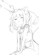 animal_ears catgirl headpat tail // 648x916 // 79.0KB