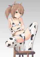 1_female 1girl 2021 animal_ears animal_print animal_tail bare_shoulders bikini black_choker blush brown_eyes brown_hair chair chinese_zodiac choker closed_mouth contentious_content cow_ears cow_girl cow_horns cow_print cow_print_bikini cow_tail earrings ears eye_contact fake_animal_ears fake_horns female flat_chest gloves grey_background hairband heart heart_earrings high_resolution highres horns jewelry legs lolibooru.moe looking_at_another looking_at_viewer medium_hair mesugaki_renga navel on_chair original ox_(chinese_zodiac) point_of_view print_legwear questionable renga_(yakihebi) sankaku_channel simple_background smile solo spread_legs spreading squatting stomach swimsuit swimwear tail thigh-highs thighhighs tied_hair tiptoes twintails white_gloves white_legwear yakihebi yakihebi's_brown_haired_loli year_of_the_ox // 1440x2048 // 222.5KB
