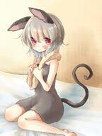 1_female animal_ears animal_tail bare_legs bare_shoulders blush ears female high_resolution legs mature mouse_ears mouse_tail naked_towel nazrin nude pout red_eyes safe short_hair silver_hair simple_background sitting solo t tail touhou towel towel_around_neck wariza wet wet_hair yuya_(night_lily) // 1000x1333 // 989.0KB