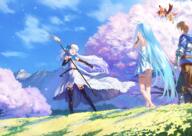 1_male 2girls ^_^ ahoge aqua_hair armor armored_boots armoured_boots ass bangs bare_shoulders barefoot belt black_legwear black_sleeves blue_flower blue_hair blue_sky blunt_bangs boots breastplate brown_eyes brown_hair brown_pants cherry_blossom cherry_blossoms closed_eyes closed_mouth commentary_request creature d danbooru day detached_sleeves dress eyes face facial_expression feet female floating_hair flower flying footwear garter gauntlets gelbooru gran_(granblue_fantasy) granblue_fantasy group hair hand_to_own_mouth headdress holding holding_scepter hood hood_down hoodie knee_boots konachan legwear lily_(granblue_fantasy) lolibooru.moe long_hair long_sleeves lyria_(granblue_fantasy) male mature meadow mountain multiple_females no_panties open_mouth outdoors outside outstretched_arm pants questionable safe safebooru scenic scepter short_hair shoulders sidelocks sky sleeveless sleeveless_dress smile spear spring standing_position straight_hair thighhighs thighlet tiara tree vee_(granblue_fantasy) very_long_hair vyrn_(granblue_fantasy) wasabi60 weapon white_dress white_hair wrist_guards クリスタリア・リリィ ビィ(グラブル) リリィ リリィ_春 ルリア(グラブル) // 1023x724 // 1.2MB