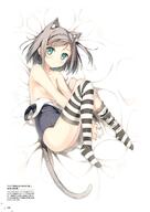 animal_ears cat_ears dakimakura ears female hentai_ouji_to_warawanai_neko. kantoku loli nekomimi questionable school_swimsuit swimsuit swimwear tail thighhighs topless tsutsukakushi_tsukiko yande.re young – // 1060x1500 // 197.6KB