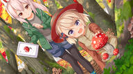 2_females 2_girls 2d alternate_costume ame. amedamahitotubu animated anime anime_girls artwork asian ayanami_(azur_lane) azur_lane bangs basket black_legwear black_pantyhose blonde_hair blue_footwear blue_shorts blush boots bow brown_eyes brown_shirt brown_vest commentary_request danbooru day digital_media dutch_angle ears eyebrows eyebrows_visible_through_hair eyes female fly_agaric footwear forest fringe gelbooru girl green_jacket grey_shirt hair hair_between_eyes hair_bow hair_tie hat headgear high_resolution highres holding jacket japanese japanese_animation junk_tag legwear legwear_under_shorts light_brown_hair long_hair looking_at_viewer moss multiple_females multiple_girls mushroom mushroom_(mushrooms) nature o open_clothes open_jacket open_mouth outdoors outside pantyhose parted_lips plant_(plants) pointy_ears ponytail portrait purple_eyes red_eyes robot_ears safe shirt short_hair short_shorts shorts standing_position tablet_pc tied_hair tree tree_(trees) vest wide_image z23_(azur_lane) あめ。＠お仕事募集中 アズレン秋イラコン キノコ狩り。 ニーミ ベニテングタケ 綾波 // 2000x1125 // 1.5MB
