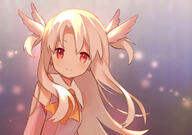 earrings fate fatekaleid fate_(series) fate_kaleid_liner_prisma_illya girl illyasviel_von_einzbern light_smile long_hair looking_at_viewer prisma_illya red_eyes single two_side_up upper_body white_hair zenshin // 1158x816 // 890.4KB