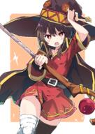 1_female absurd_resolution asymmetrical_legwear bandage bandaged_leg bandages belt black_cape black_headwear black_legwear bright_pupils brown_hair cape eyes female hat high_resolution kono_subarashii_sekai_ni_shukufuku_wo! lolibooru.moe mantle megumin megumin_(konosuba) open_mouth pixiv_14438469 pixiv_86221722 rauto red_eyes safe short_hair_with_long_locks single_thigh-high solo thigh-highs thighhighs ttr41328 very_high_resolution white_pupils witch_hat めぐみん らうと // 1756x2479 // 1.5MB