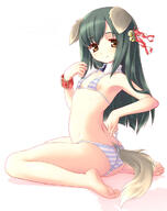 1_female animal_ears animal_tail aoi_kumiko barefoot bell bikini brown_eyes danbooru dog_ear dog_ears dog_tail duplicate ears explicit eyes face facial_expression feet female flat_chest green_hair hair high_resolution highres inumimi long_hair original potential_duplicate questionable safe sankaku sankaku_channel smile solo striped striped_bikini striped_swimsuit swimsuit swimwear tail tail_slit_clothes // 947x1200 // 162.7KB