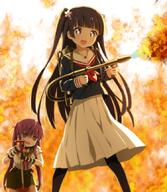 +_+ 1000users入り 10s 2d_art 2girls bangs black_hair blunt_bangs blush bodily_fluids brown_hair clothing commentary company_connection crossover d ebisuzawa_kurumi empty_eyes envy explicit face facial_expression fanart fanart_from_pixiv female fingerless_gloves fire flamethrower flower formal gakkou_gurashi! gloves goribote gorilla_bot gradient gradient_background hair hair_ornament happy haribote_(tarao) hokuto_no_ken kohashi_wakaba lolibooru.moe long_hair manga_time_kirara multiple_females multiple_girls nintendo obutsu_wa_shoudoku_da open_mouth ozawa_ari pantyhose parody pixiv pixiv_51762916 purple_eyes purple_hair safe sailor_uniform sankaku_channel school_uniform schoolgirl_uniform season_connection seiyuu_connection serafuku shovel simple_background skirt smile splatoon splatoon_(series) splatoon_1 star star-shaped_pupils star_(symbol) sweat sweatdrop symbol-shaped_pupils tarao tied_hair twintails two_side_up type_100_flamethrower type_93_flamethrower uniform voice_actor_connection wakaba_girl wavy_mouth weapon worktool わかば*ガール わかばシューター わかば＊シューター コ゛りぼて ヒャッハー! 小橋若葉 小澤亜李 汚物は消毒だ〜!! 火炎放射器 // 750x862 // 770.3KB