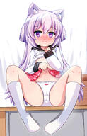 %% 1_female animal_ear_fluff animal_ears blush camel_toe clothes_lift clothing contentious_content ears embarrassed eyebrows eyebrows_visible_through_hair female female_only fish_panties footwear hair hanaeil high_resolution legs lifted_by_self loli long_hair long_sleeves looking_at_viewer nekomimi original panties pruzhka pruzhka_(wardi113) questionable sankaku_channel school_uniform seifuku shirt shirt_lift sitting skirt skirt_lift socks solo solo_female spread_legs spreading top_lift underwear uniform white_panties white_underwear yande.re パンツは見せつけるもの // 1277x2000 // 1.4MB