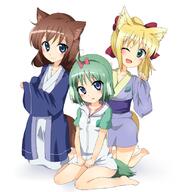 10s 3_females 3girls animal_ears animal_tail bad_id bad_pixiv_id blonde_hair blue_eyes brioche_d'arquien brown_hair canine dog dog_days dog_ears dog_girl dog_tail ears eclair_martinozzi eyes female fox_ears fox_tail green_eyes green_hair hair light_green_hair mammal mobu_(nonoichi) multiple_females multiple_girls one_eye_closed safe tail tanutiti312 wink younger yukikaze_panettone éclair_martinozzi // 800x832 // 371.2KB