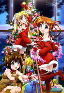 4_females 4girls absurdres animal_ears antlers art bell bell_collar black_legwear blonde_hair blue_eyes blue_hair blush box brown_dress brown_hair brown_legwear brown_scrunchie christmas christmas_tree collar dress ears explicit eyes face facial_expression fate_testarossa feet female gift gift_box gloves hair hair_ribbon highres horns indoors kneehighs legwear light_brown_hair long_hair lyrical_nanoha mahou_shoujo_lyrical_nanoha mahou_shoujo_lyrical_nanoha_reflection mahou_shoujo_lyrical_nanoha_the_movie_3_reflection megami megami_magazine multiple_females multiple_girls neck_bell night night_sky niigaki_kazunari official_art open_mouth pink_eyes ponytail purple_eyes red_collar red_dress red_gloves red_legwear red_ribbon reindeer_antlers reinforce_zwei ribbon ribbon-trimmed_legwear ribbon_trim safe santa_costume scrunchie short_hair sky smile strap_slip strapless strapless_dress takamachi_nanoha thigh-highs thighhighs tied_hair tree white_ribbon window wrist_scrunchie yagami_hayate zettai_ryouiki // 4077x5923 // 3.5MB