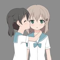 www.pixiv.netmember_illust.php?mode=medium&illust_id=45834824 10s 2_females ami_(ammy33) ammy33 brown_hair clothing eyes female green_eyes hair_clip hair_ornament hairclip high_resolution kiss kuraue_hinata lesbian multiple_females pixiv_45834824 pixiv_6059908 safe school_uniform uniform yama_no_susume yukimura_aoi yuri あおひな あみ ちゅう~ // 1596x1596 // 452.6KB