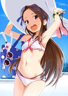 1_female armpits arms_raised_up bad_id bad_pixiv_id bag bikini bracelet breasts brown_hair budding_breasts cleavage clothes_removed commentary contentious_content explicit eyes eyewear female female_only front-tie_bikini front-tie_top hat headwear high_resolution hips hourglass_figure idolmaster idolmaster_(classic) jewelry jewlery layered_bikini lolibooru.moe long_hair looking_at_viewer midriff minase_iori navel nazo_no_niku necklace pixiv_id_25990652 point_of_view polka_dot polka_dot_bag polka_dot_bikini polka_dot_swimsuit questionable red_eyes safe sankaku_channel shoes_removed side-tie_bikini small_breasts solo solo_female stomach string_bikini stuffed_animal stuffed_bunny stuffed_toy sunglasses swimsuit swimwear very_long_hair wide_hips // 900x1257 // 755.4KB