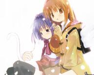 2girls animal blue_hair brown_eyes brown_hair cat clothing danbooru eyes feline female food gelbooru hair harada_takehito kanon legwear long_sleeves mammal minase_nayuki mittens multiple_females purple_eyes safe school_uniform seifuku snow snowing taiyaki thigh-highs thighhighs tsukimiya_ayu uniform wagashi white // 1280x1024 // 117.3KB